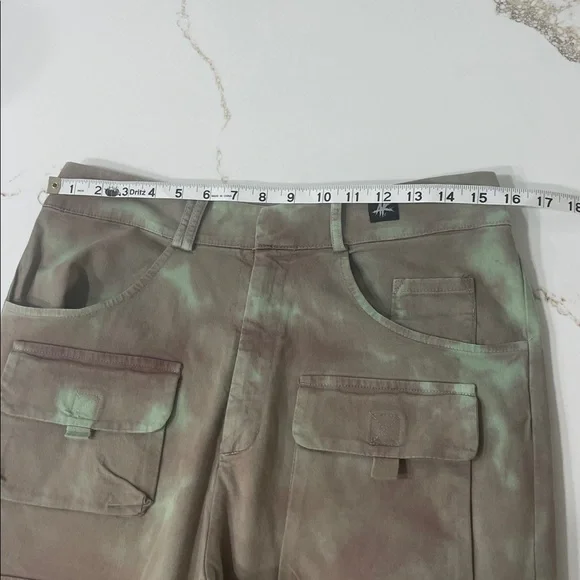 Astra Kidani Oversized Pocket in Moss Cargo Pants | L - Picture 9 of 11